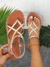 Chic and Comfortable Summer Flat Sandals with Ankle Strap in Various Colors