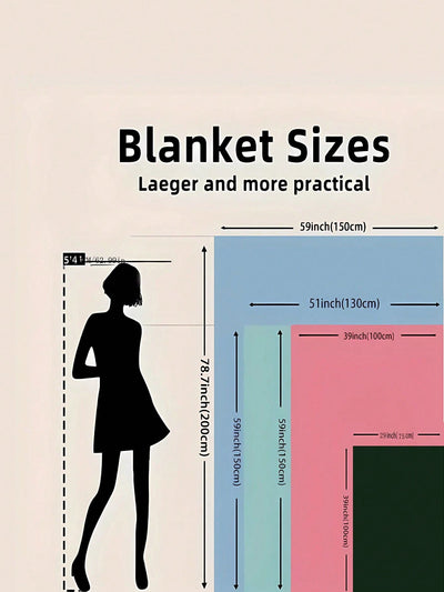 Cozy Envelope Style Flannel Blanket: The Perfect Gift for Women, Best Friends, and Sisters