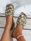 These leopard print metallic buckled fashion <a href="https://canaryhouze.com/collections/women-canvas-shoes" target="_blank" rel="noopener">sandals</a> are the perfect choice for music festivals and party events. The striking print and metallic finish will make a bold statement, while the buckled design ensures a secure and comfortable fit. Look stylish and stand out in these must-have sandals.