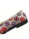 Boho Chic: Women's Retro Linen Slip-On Flats with Dots Print for Summer