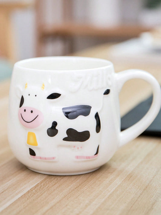 Elevate your morning coffee experience with our Creative Relief Ceramic Cow Milk Coffee <a href="https://canaryhouze.com/collections/mug" target="_blank" rel="noopener">Mug</a>. Made from high-quality ceramic, this mug adds a touch of whimsy to your routine. The unique cow milk design not only looks adorable but also holds your favorite beverage. Savor the moment with this fun and functional mug.