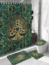 Upgrade your bathroom with our Vintage Pattern Printed Bathroom Set, including a <a href="https://canaryhouze.com/collections/shower-curtain" target="_blank" rel="noopener">shower curtain</a>, bathroom mat, hooks, anti-slip floor mat, and waterproof window curtain. Enjoy a stylish and functional space with this complete set, featuring a vintage pattern design. Create a safe and waterproof environment with ease.