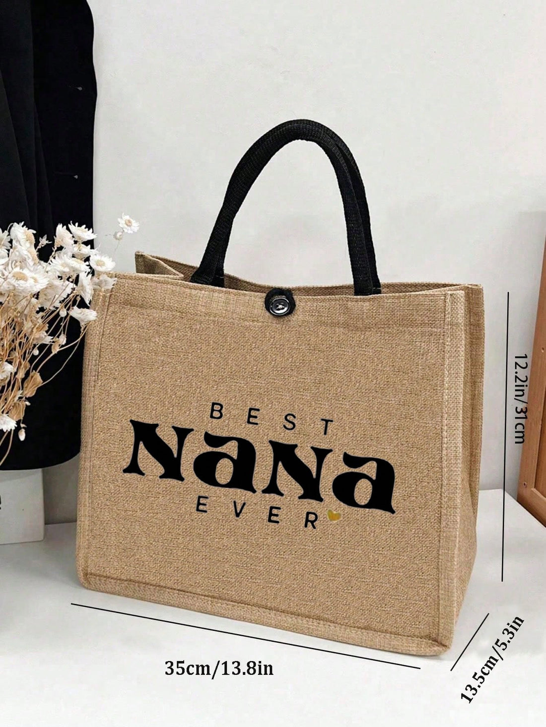 Introducing the Best NANA Ever <a href="https://canaryhouze.com/collections/canvas-tote-bags" target="_blank" rel="noopener">Tote Bag</a>, the perfect gift for the special auntie, sister, or bestie in your life. Show your love and appreciation with this high-quality tote bag, featuring the stylish "Best NANA Ever" design. Made with durable materials, it's the perfect combination of functionality and sentimentality.