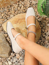 Summer Fairy Evening: Women's Peep Toe Sandals - Comfortable Korean Version