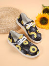 Flower Series Sneakers: Casual European and American Style Women's Canvas Shoes