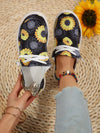 Flower Series Sneakers: Casual European and American Style Women's Canvas Shoes