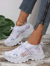 Explore in Style with Women's Outdoor Round Toe Casual Sneakers