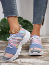 Explore in Style with Women's Outdoor Round Toe Casual Sneakers