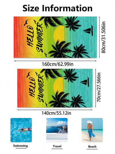 Dreamy Dog Beach Towel: Quick Dry and Absorbent - Perfect for Swimming, Vacation, Travel, and Camping