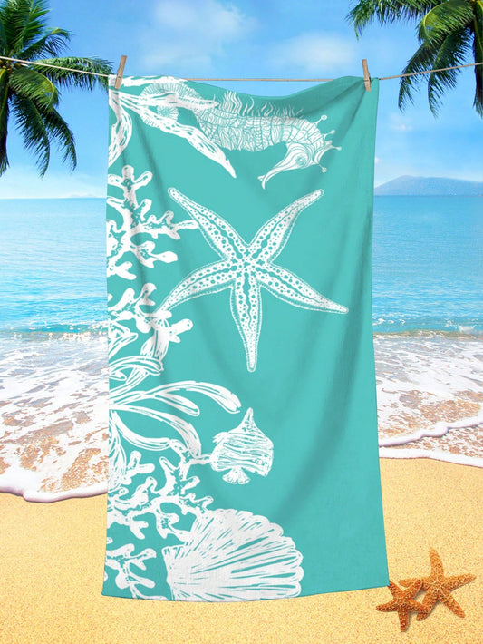 Indulge in ultimate comfort on your vacation with our Blue Starfish <a href="https://canaryhouze.com/collections/towels" target="_blank" rel="noopener">Beach Towel</a>. Made with lightweight and quick-drying material, this towel is perfect for beach trips. Its vibrant blue starfish design adds a touch of fun to your beach ensemble. Enjoy the best of both worlds- style and functionality!