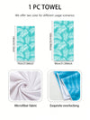 Ultimate Plant Leaves Beach Towel: Quick Dry & Absorbent for All Outdoor Activities