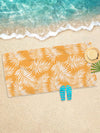 Ultimate Plant Leaves Beach Towel: Quick Dry & Absorbent for All Outdoor Activities