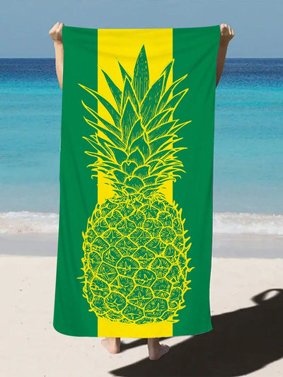 Seashell Paradise: Lightweight Beach Towel for Swimming, Camping, and Sports