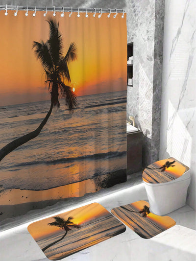 Coastal Paradise: 4 Piece Bathroom Set for a Stylish Home Makeover