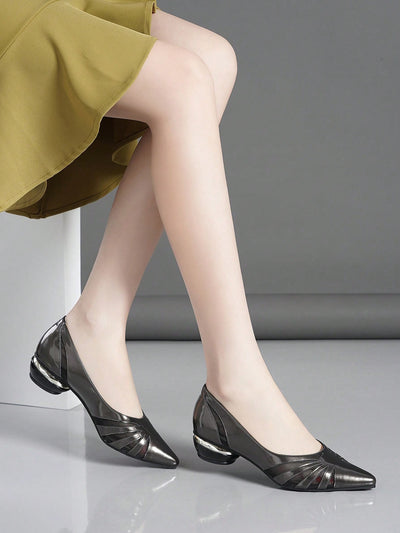 Trendy Women's Chunky Heel Shoes: Step Into Spring and Autumn in Style