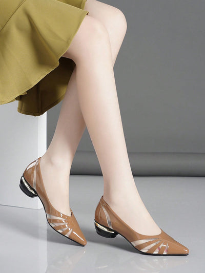 Trendy Women's Chunky Heel Shoes: Step Into Spring and Autumn in Style