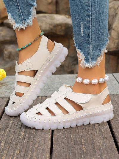 Elegant Style: Women's Spring/Summer Roman Sandals with Soft, Breathable Jelly Sole