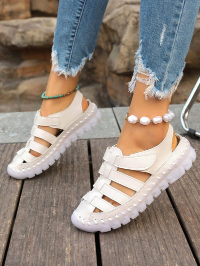 Elegant Style: Women's Spring/Summer Roman Sandals with Soft, Breathable Jelly Sole