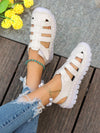 Elegant Style: Women's Spring/Summer Roman Sandals with Soft, Breathable Jelly Sole