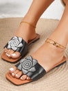 Experience summer in style with our Summer Chic Square Toe Flat <a href="https://canaryhouze.com/collections/women-canvas-shoes" target="_blank" rel="noopener">Sandals</a>. These lightweight sandals feature a square toe design and comfortable straps that will keep your feet feeling cool and chic all day long. Upgrade your summer footwear with this must-have addition to your wardrobe.