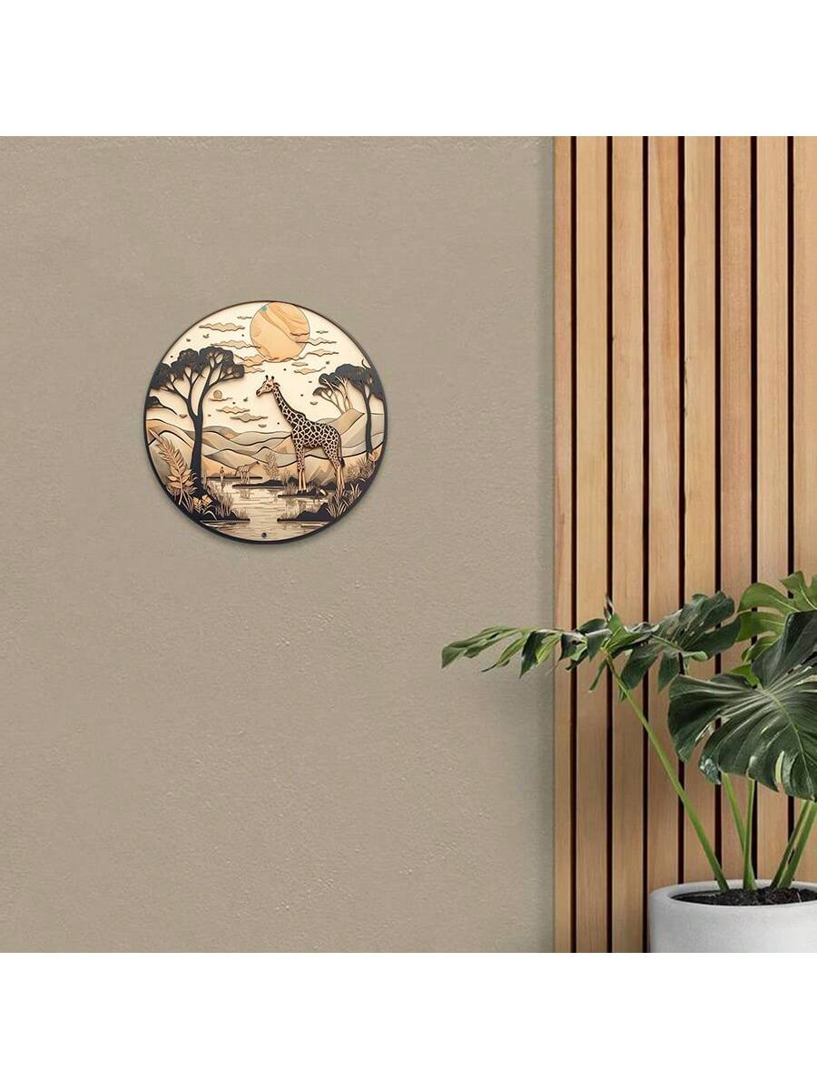 This Vintage Kitchen and Bathroom Sign adds a touch of retro charm to any room of the house. Made of durable <a href="https://canaryhouze.com/collections/metal-arts" target="_blank" rel="noopener">metal</a> and measuring 20x20cm, it's perfect for decorating bedrooms, cafes, and living rooms. Showcase your vintage style and give any space a unique look with this classic sign.