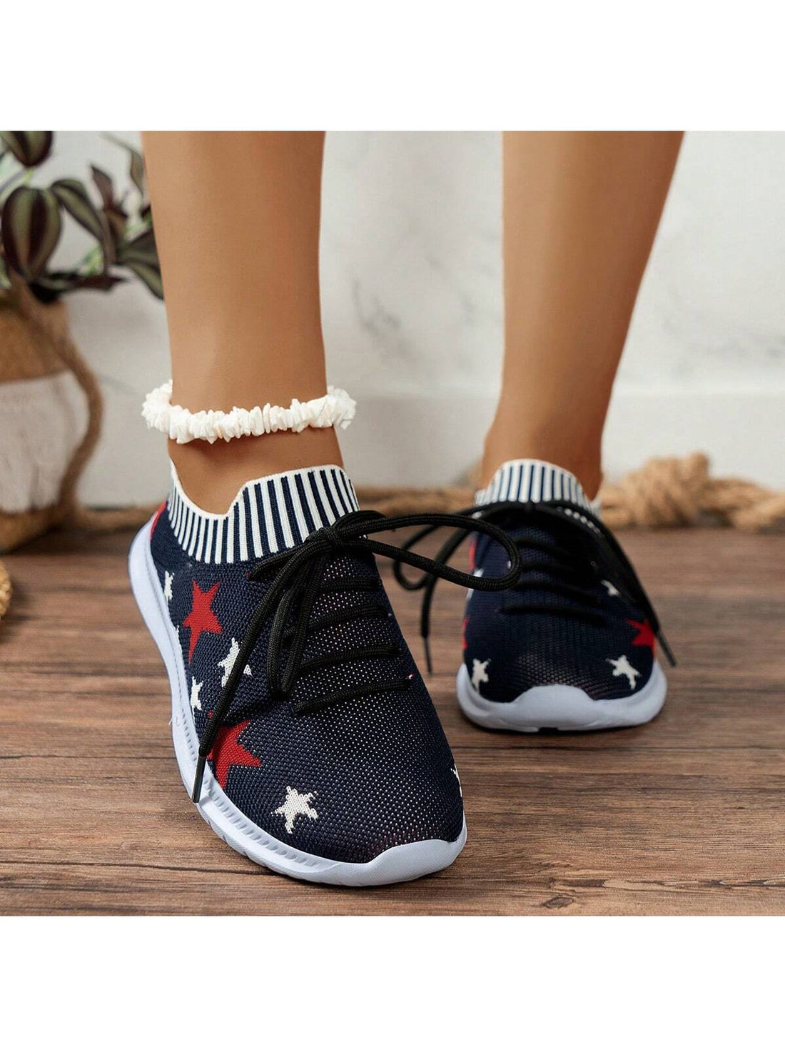 Elevate your patriotic style with our Stylish Stars Women's Casual Lightweight <a href="https://canaryhouze.com/collections/women-canvas-shoes" target="_blank" rel="noopener">Sneakers</a> for Independence Day. These stylish sneakers feature a bold star design, perfect for showing off your American pride. With lightweight construction, they provide both comfort and fashion for all-day wear.
