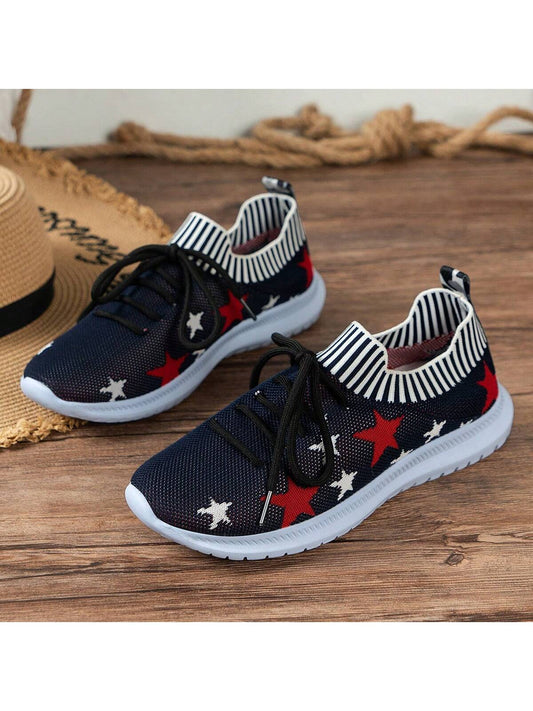 Elevate your patriotic style with our Stylish Stars Women's Casual Lightweight <a href="https://canaryhouze.com/collections/women-canvas-shoes" target="_blank" rel="noopener">Sneakers</a> for Independence Day. These stylish sneakers feature a bold star design, perfect for showing off your American pride. With lightweight construction, they provide both comfort and fashion for all-day wear.