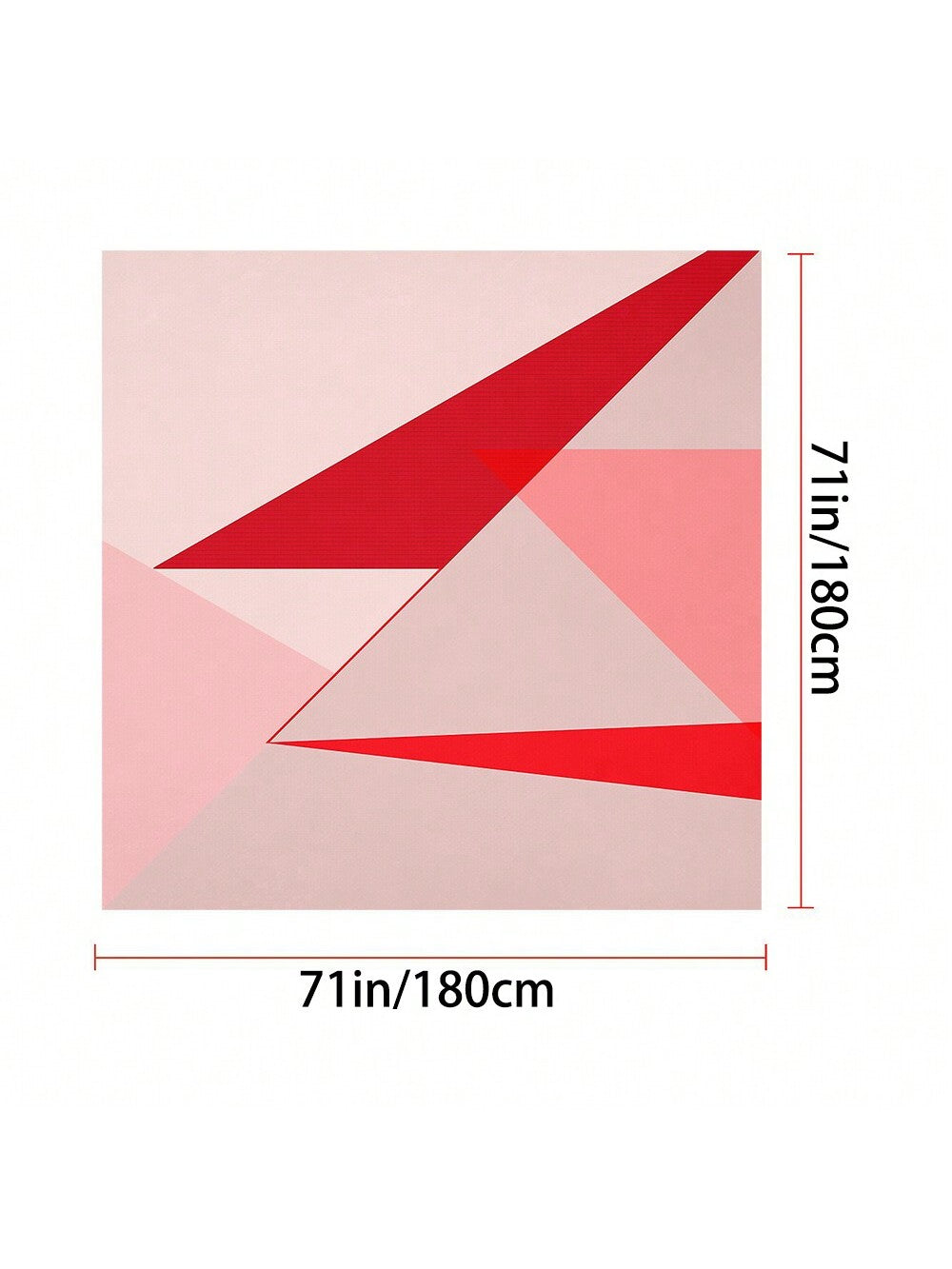Upgrade your bathroom with our Fresh Pink Red Triangular Geometric <a href="https://canaryhouze.com/collections/shower-curtain" target="_blank" rel="noopener">Shower Curtain</a>. Made with waterproof and anti-mold materials, this stylish design will keep your space clean and dry. Easy to install with included hooks. Elevate your shower experience with confidence and style.