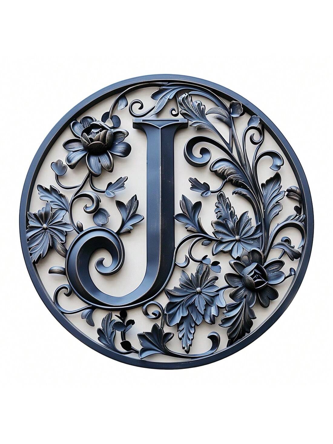 Vintage Halloween Spooky Metal Sign Decoration - 2D Letter Shape Cast ...