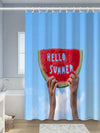 Add some fruity fun to your bathroom with our Juicy Watermelon Waterproof <a href="https://canaryhouze.com/collections/shower-curtain" target="_blank" rel="noopener">Bath Curtain</a>. Made with waterproof material, this curtain is designed to keep your bathroom dry and stylish. Comes with hooks for easy installation. Upgrade your bathroom decor with this playful accessory.