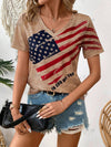 USA Pride: American Flag Printed Casual T-Shirt