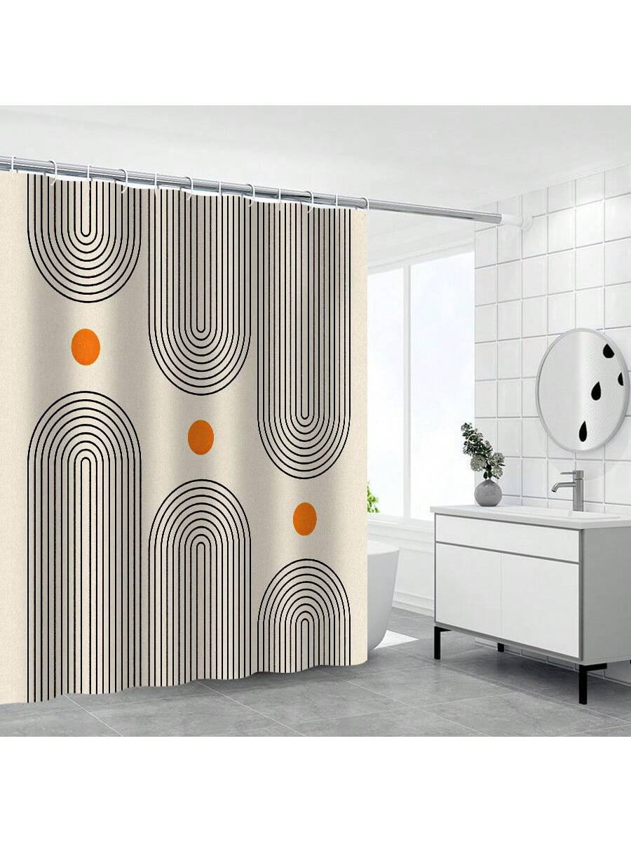 Elevate your bathroom decor with our vibrant geometry print waterproof <a href="https://canaryhouze.com/collections/shower-curtain">shower curtain</a>. Made with fade-resistant and moisture-blocking materials, this curtain will maintain its vibrant design while keeping your bathroom dry. The 12 included C hooks make for easy installation.