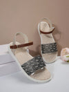 Everyday Summer Essential: Women's Lightweight Simple Flat Sandals with Rounded Toe