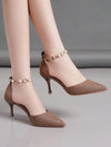 Stylish Hollow Out High-Heeled Single Shoes with Ankle Strap