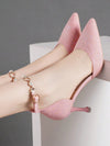 Stylish Hollow Out High-Heeled Single Shoes with Ankle Strap