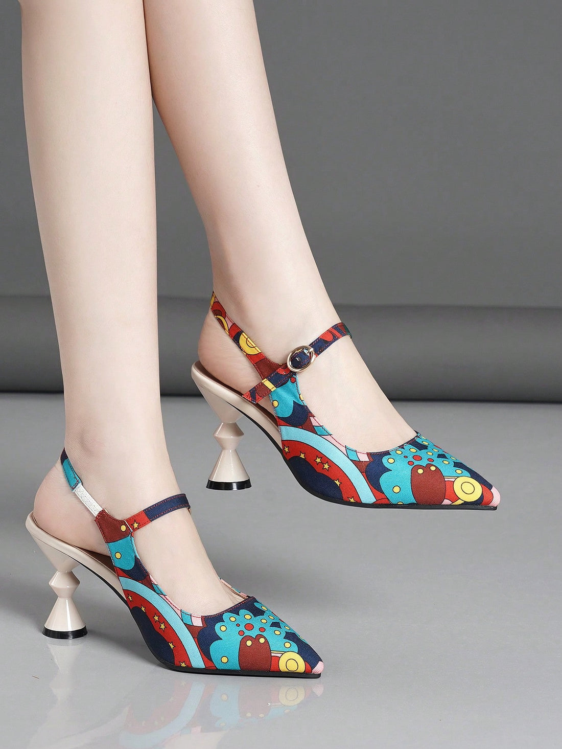 Elevate your spring/summer style with these 2024 Trendy Women's <a href="https://canaryhouze.com/collections/women-canvas-shoes" target="_blank" rel="noopener">High Heel</a> Backless Pumps. Featuring a sleek, backless design, these pumps are perfect for a fashion-forward look. With a sturdy high heel, they provide both style and comfort. Elevate any outfit with these trendy pumps.