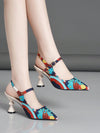 2024 Trendy Women's High Heel Backless Pumps for Spring/Summer Style