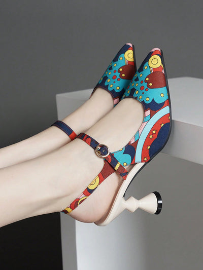 2024 Trendy Women's High Heel Backless Pumps for Spring/Summer Style