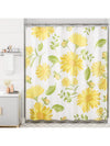 Rustic Eucalyptus Floral Shower Curtain Set - 72x72 Inches