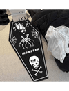 Dark Aesthetic: Gothic Coffin Shaped Carpet for Bedroom Decor