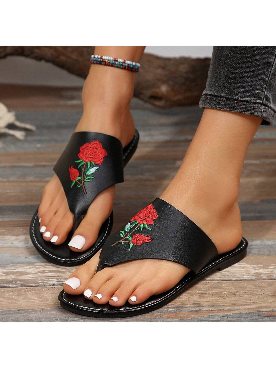 Introducing the must-have footwear for summer 2024, our Boho Chic Embroidered <a href="https://canaryhouze.com/collections/women-canvas-shoes" target="_blank" rel="noopener">Sandals</a>! These sandals feature trendy bohemian embroidery, perfect for adding a touch of chic to any outfit. Made with high-quality materials, these sandals offer both style and comfort. Elevate your summer look with these sandals.