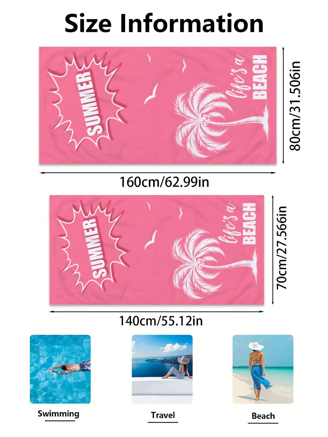 Enhance your beach experience with our Tropical Paradise Palm Tree <a href="https://canaryhouze.com/collections/towels" target="_blank" rel="noopener">Beach Towel</a>. Perfect for swimming and travel, the vibrant palm tree design will transport you to a tropical paradise. Made from soft, absorbent material, this beach towel is a must-have for your next adventure.