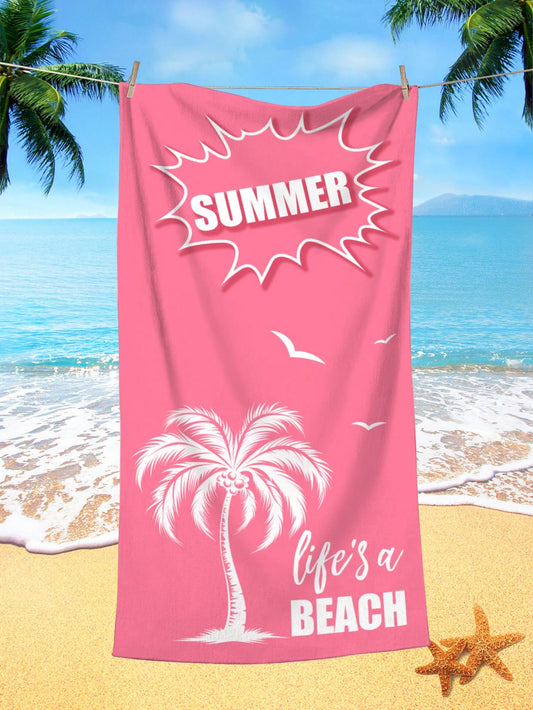 Enhance your beach experience with our Tropical Paradise Palm Tree <a href="https://canaryhouze.com/collections/towels" target="_blank" rel="noopener">Beach Towel</a>. Perfect for swimming and travel, the vibrant palm tree design will transport you to a tropical paradise. Made from soft, absorbent material, this beach towel is a must-have for your next adventure.