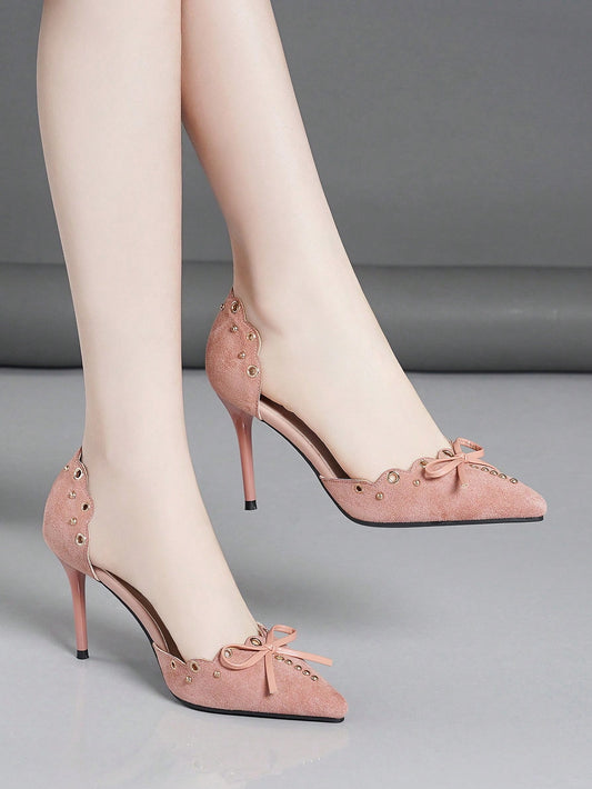 Elegant Pointed Toe High Heels for Spring and Summer