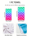 Wave Ombre Pattern Microfiber Beach Towel: Your Essential Travel Companion