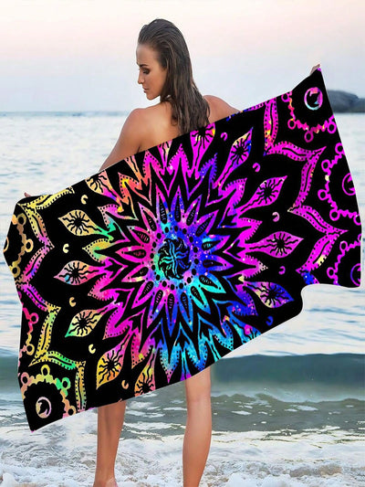 Bohemian Mandala Printed Multipurpose Beach Towel: Your Perfect Outdoor Companion