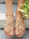 Chic and Comfortable Summer Flat Sandals with Ankle Strap in Various Colors