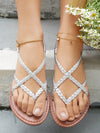 Chic and Comfortable Summer Flat Sandals with Ankle Strap in Various Colors