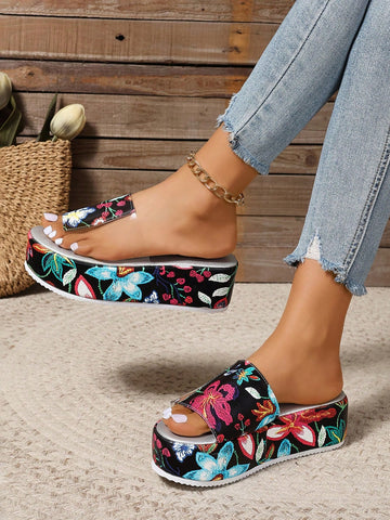 Experience style and comfort with our Clear Thick Bottom Platform <a href="https://canaryhouze.com/collections/women-canvas-shoes" target="_blank" rel="noopener">Sandals</a>. These trendy High Heel Fish Mouth Slippers feature a clear thick sole for added support and a fashionable fish mouth design. Perfect for any occasion, step out in confidence with these must-have sandals.