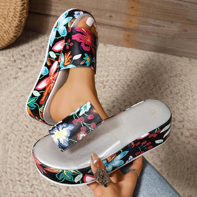 Clear Thick Bottom Platform Sandals: Trendy High Heel Fish Mouth Slippers